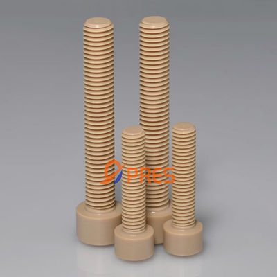 Καλή τιμή Φυσική PEEK Hex Socket Thread Cap Στροφή κεφαλής κυλίνδρου με πυκνότητα 1.31 σε απευθείας σύνδεση